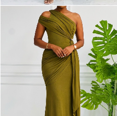 dress_olive_wrap
